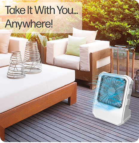 Take it with you anywhere!